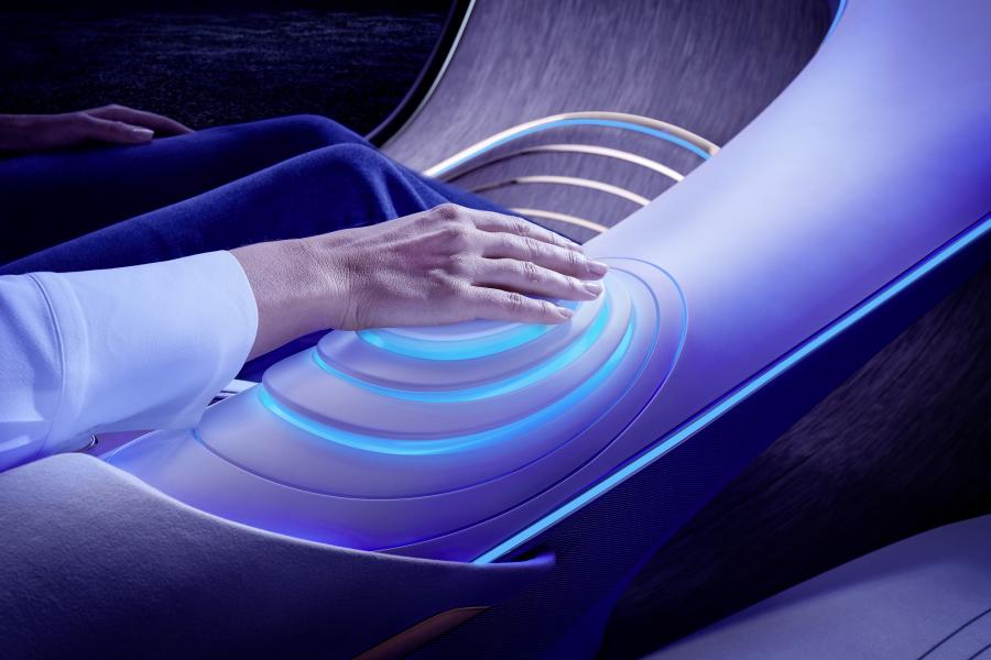 Детали интерьера Mercedes-Benz VISION AVTR 2020 года  (фото 53 из 64)